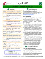 WSU Kittitas County Extension 4-H Focus, April 2025