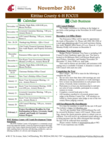 WSU Kittitas County Extension 4-H Focus, November 2024