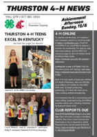 Thurston County 4-H LINK, October-December 2024