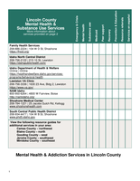 Lincoln County Resource Guide - Idaho