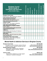 Bingham County Resource Guide - Idaho