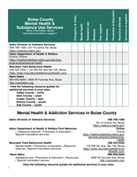 Boise County Resource Guide - Idaho