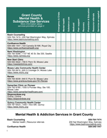 Grant County Resource Guide - Washington