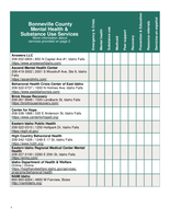 Bonneville County Resource Guide - Idaho