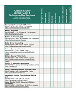 Clallam County Resource Guide - Washington