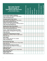 San Juan County Resource Guide - Washington