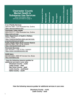 Clearwater County Resource Guide - Idaho