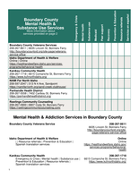 Boundary County Resource Guide - Idaho