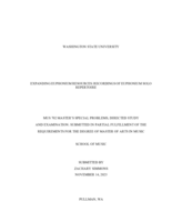 Expanding Euphonium Resources: Recordings of Euphonium Solo Repertoire 