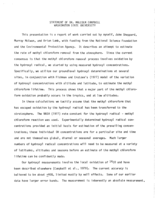 STATEMENT OF DR. MALCOLM CAMPBELL