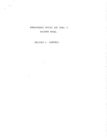 ATMOSPHERIC NUCLEI AND IONS: A POLYMER MODEL  