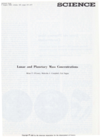 Lunar and Planetary Mass Concentrations: Mascons beneath large circular basins may explain dynamical asymmetries in the moon, Mars, and .Mercury