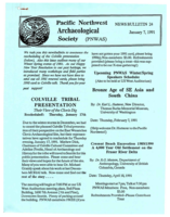 Pacific Northwest Archaeological Society (PNWAS) News Bulletins, 1991