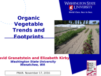 Washington Organic Vegetables, 2015