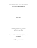 LEADING FROM THE MIDDLE: PRINCIPAL PERSPECTIVES ON  NAVIGATING COMPETING PRIORITIES