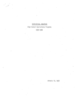 Statistical Analysis: High School Equivalency Program