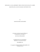 Biosolids as a Soil Amendment: Implications for Soil Health, Carbon Sequestration, and Sustainable Crop Productivity