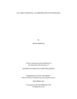 SCALABLE GEOSPATIAL ALGORITHMS FOR FLOW MODELING