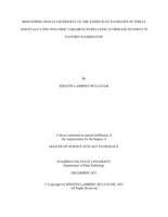 Monitoring inoculum density of the stripe rust pathogen of wheat and evaluating weather variables in relation to disease severity in eastern Washington