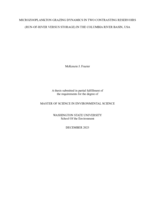 Microzooplankton Grazing and Phytoplankton Growth Dynamics in Two Contrasting Reservoirs (Run-of-River versus Storage) in the Columbia River Basin, USA