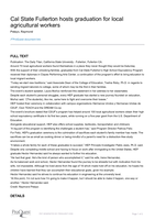 Cal State Fullerton hosts graduation for local agricultural workers 