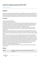 Hartnell College Receives $475,000 