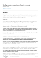 ULM program educates migrant workers