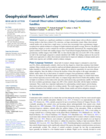 Contrail Observation Limitations Using Geostationary Satellites