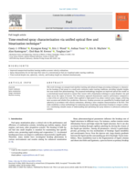 Time-resolved spray characterization via unified optical flow and binarization technique