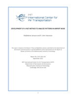 Development of a Fast Method to Analyze Patterns in Airport Noise