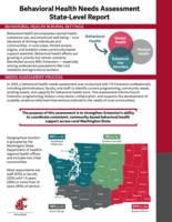 WSU Extension Behavioral Health Needs Assessment