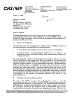 Memo to the Office of Migrant Education Regarding Selection of High School Equivalency Program Participants