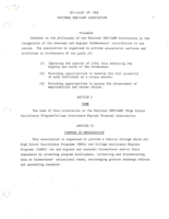 Bylaws of the National HEP/CAMP Association, 1982