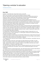 'Opening a window' to education