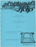 INTERIM ANNUAL REPORT HOKO RIVER ARCHAEOLOGICAL PROJECT : Phase XIV, March 1, 1984 to June 1, 1985
