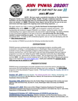 Pacific Northwest Archaeological Society (PNWAS) News Bulletins, 2020
