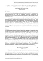 Hardness and Compaction Behavior of Snow Surfaces during Ski Edging
