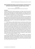 Observing Relationships Between Compressive Behavior and Performance for Multi-Wall Composite Softball Bats Using Digital Image Correlation