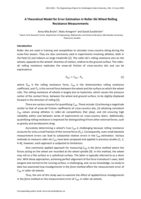 A Theoretical Model for Error Estimation in Roller-Ski Wheel Rolling Resistance Measurements