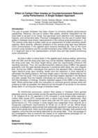 Effect of Carbon Fiber Insoles on Countermovement Rebound Jump Performance: A Single Subject Approach