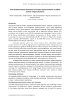 Semi-Synthetic Dataset Generation of Thrown Objects Incidents for Safety Analysis in Sports Stadiums
