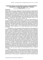 A Systemic Review of Cross-Sport Inclusion of Female Models in Aerodynamic Analysis with Application to Cycling