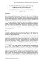 Multi-objective Optimization in Sports Equipment Design using Expected Hypervolume Improvement