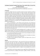 Do Modern Synthetic Footballs Travel Faster Than Leather Balls in Corner Kick to Header Scenario?