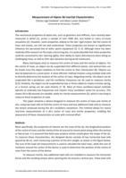 Measurement of Alpine Ski Inertial Characteristics