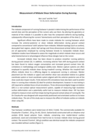 Measurement of Midsole Shear Deformation During Running
