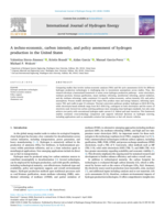A techno-economic, carbon intensity, and policy assessment of hydrogen production in the United States