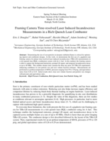 Framing Camera Time-resolved Laser Induced Incandescence Measurements in a Rich Quench Lean Combustor