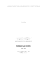 ASSESSING TRAFFIC TOLERANCE AND RECOVERY IN SPORTS TURFGRASS