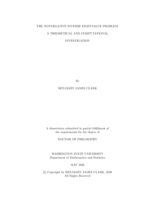 The Nonnegative Inverse Eigenvalue Problem: A Theoretical and Computational Investigation